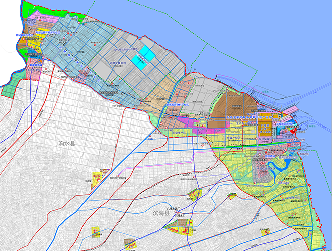 黄海新区管委会,盐城是江苏沿海中心城市、长三角中心区城市和国家沿海铁路大通道的重要节点，盐城响应国家三大战略，举全市之力打造黄海新区